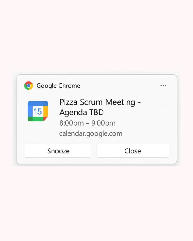 August Pizza Scrum